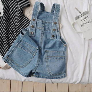 🩷พร้อมส่งจากไทย🩷ชุดเอี๊ยมยีนส์เด็ก ชุดเอี๊ยมเด็ก ใส่ได้ตั้งแต่1-7ขวบ