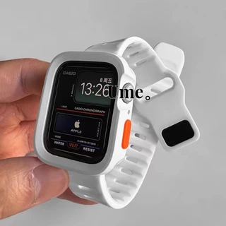 taro สายนาฬิกา smart watch ไนลอนสําหรับ Watch11 10 9 8 ultra 7 6 5 4 3 2 1 41/44/45/40/46mm สายสําหรับแอปเปิ้ลวอช