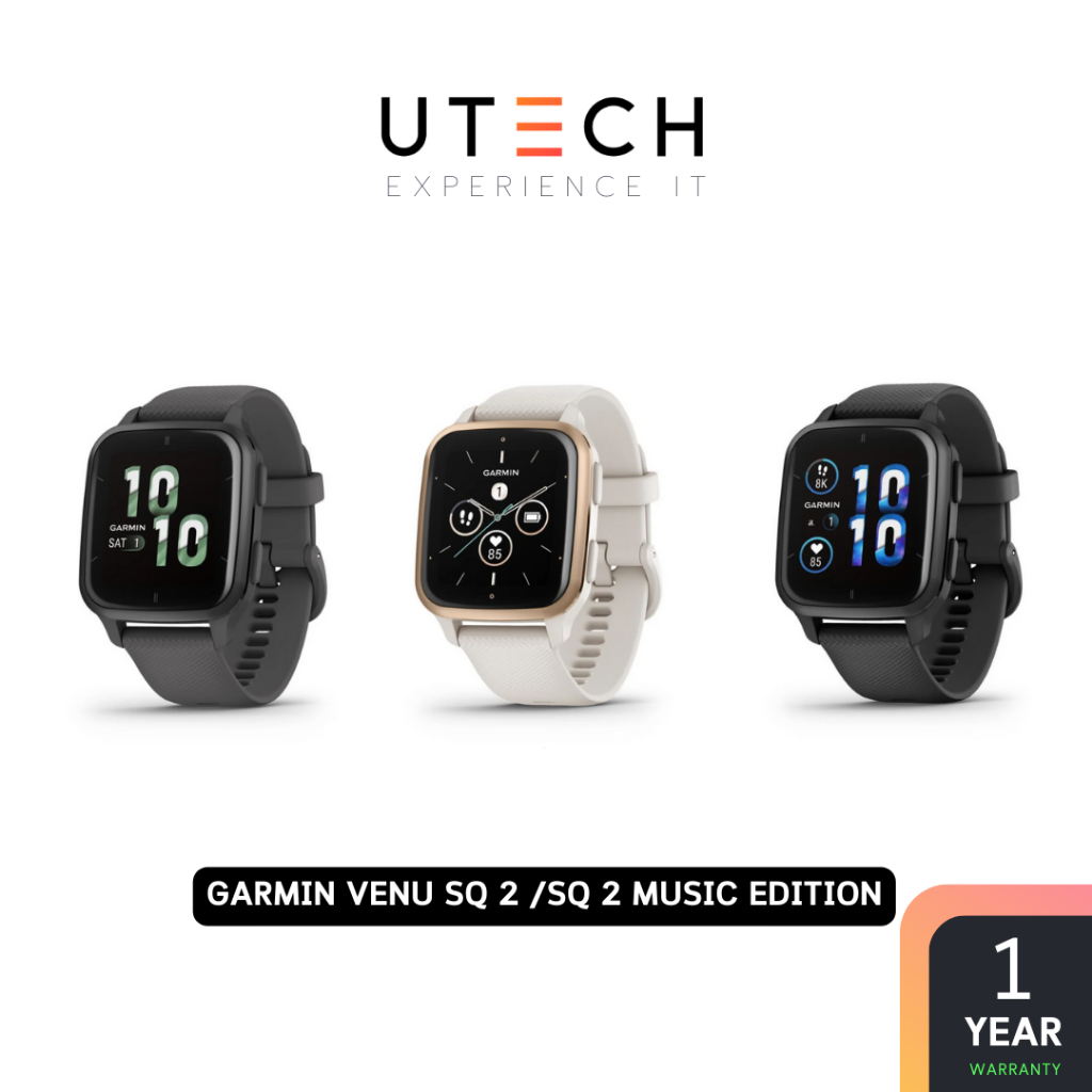 Garmin Venu Sq 2 (การ์มิน) นาฬิกา Smartwatch รุ่น Venu Sq 2 – Music Edition by UTECH