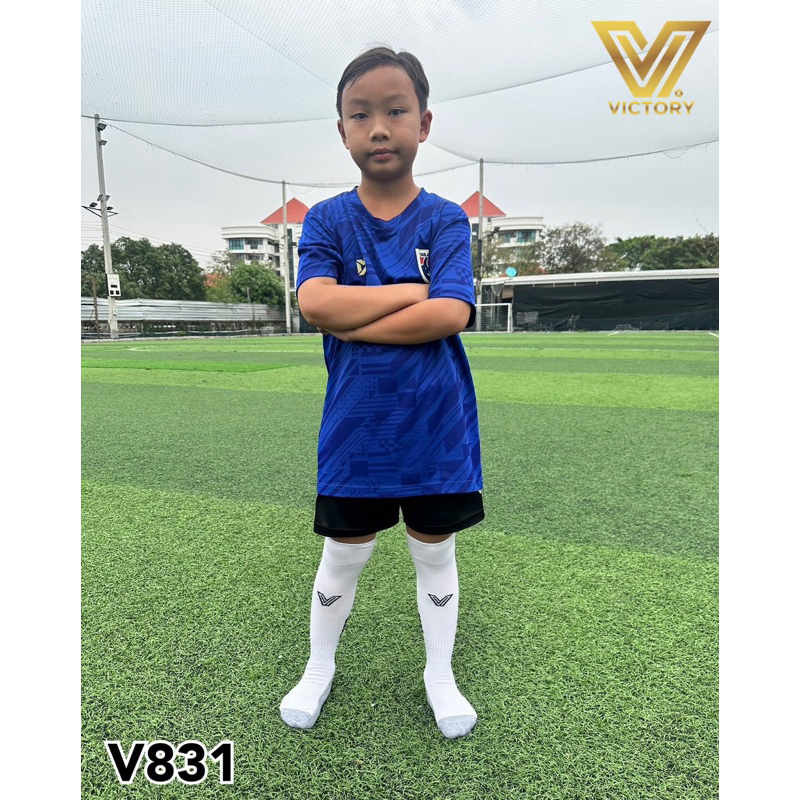 ถุงเท้าฟุตบอล เด็ก ยาวถึงหัวเข่า Victory Junior Calf Cramp Socks / 9 สี