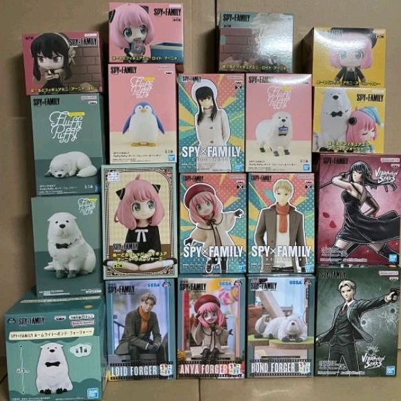 ฟิกเกอร์สปายแฟมิลี่ สปายแฟม อาเนีย ลอยด์ บอนด์ ยอร์ Figure SpyxFamily Sega Banpresto Vibration Star Luminasta Taito