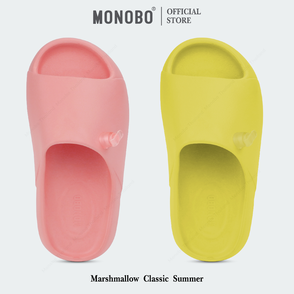 MONOBO รุ่น Marshmallow Classic Summer Edition รองเท้าแตะแบบสวมแฟชั่น ของแท้ 100%