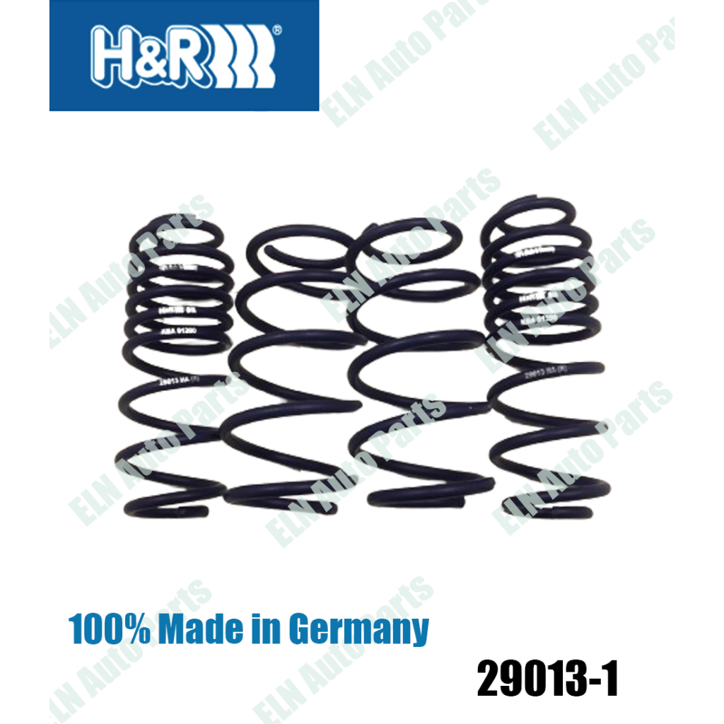 H&amp;R สปริงโหลด (lowering spring) โฟล์คสวาเกน VW Scirocco III type 13 Coupe 2.0TSi ปี 2008 เตี้ยลง 35 มิล