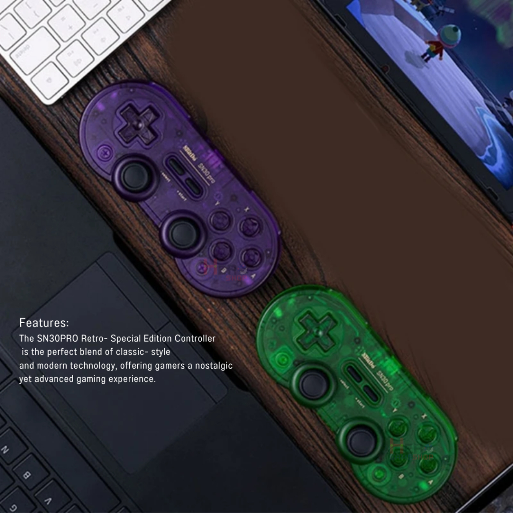 8BitDo SN30 Pro (Special Edition)🇹🇭พร้อมส่งในไทย🇹🇭 จอยแบบไร้สาย สามารถใช้งานได้กับ Nintendo Switch, Windows, MacOS, Andr - รูปที่ 2