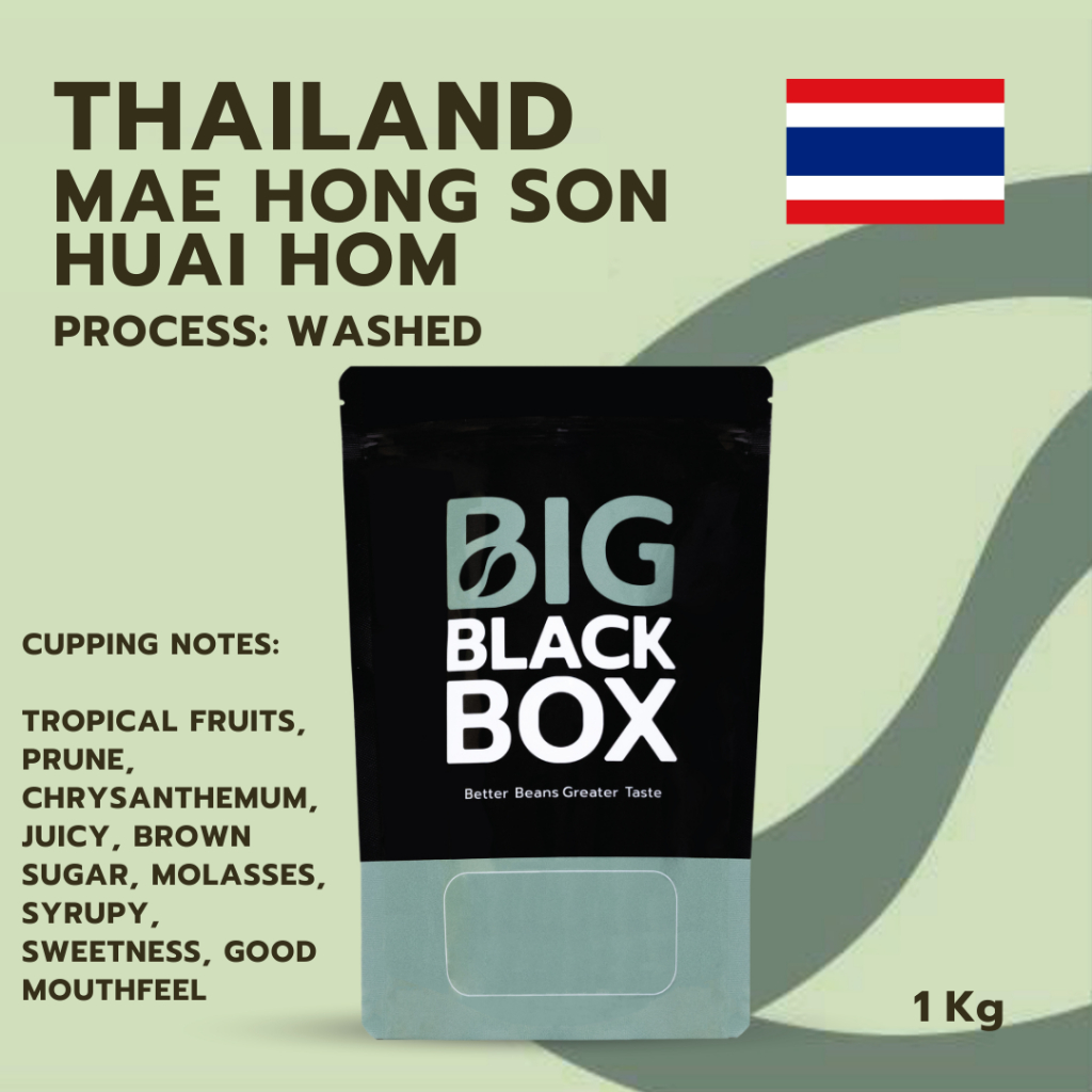 (11-AA-A1-P-W07) สารกาแฟ Thai Mae Hong Son Huai Hom  (Washed) 1kg