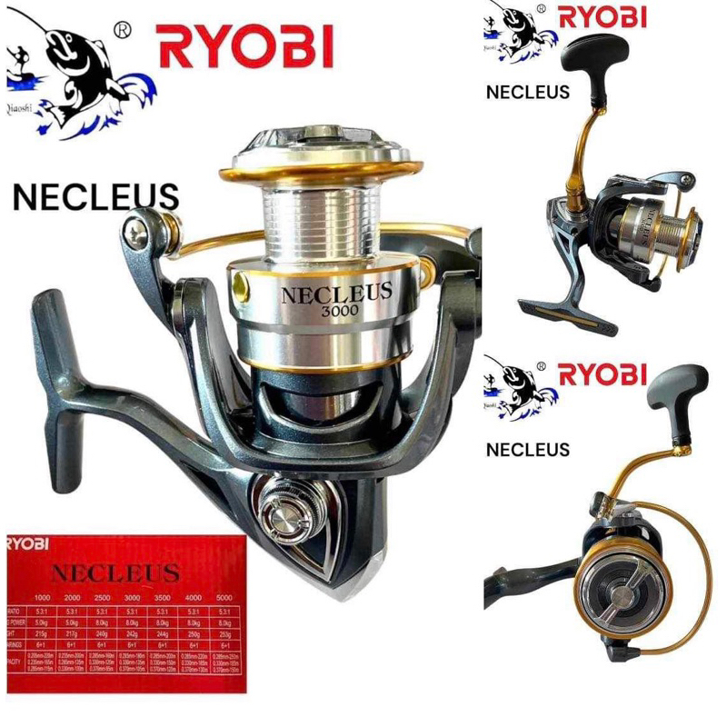 รอกตกปลา RYOBI NECLEUS (แถมฟรีกระเป๋าใส่รอก)