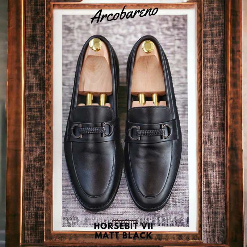 702 Horsebit Loafer VII Matt Black.