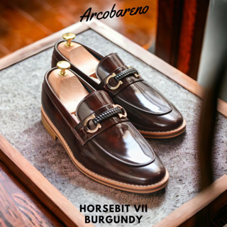 702 Horsebit Loafer VII Burgundy wooden Soles