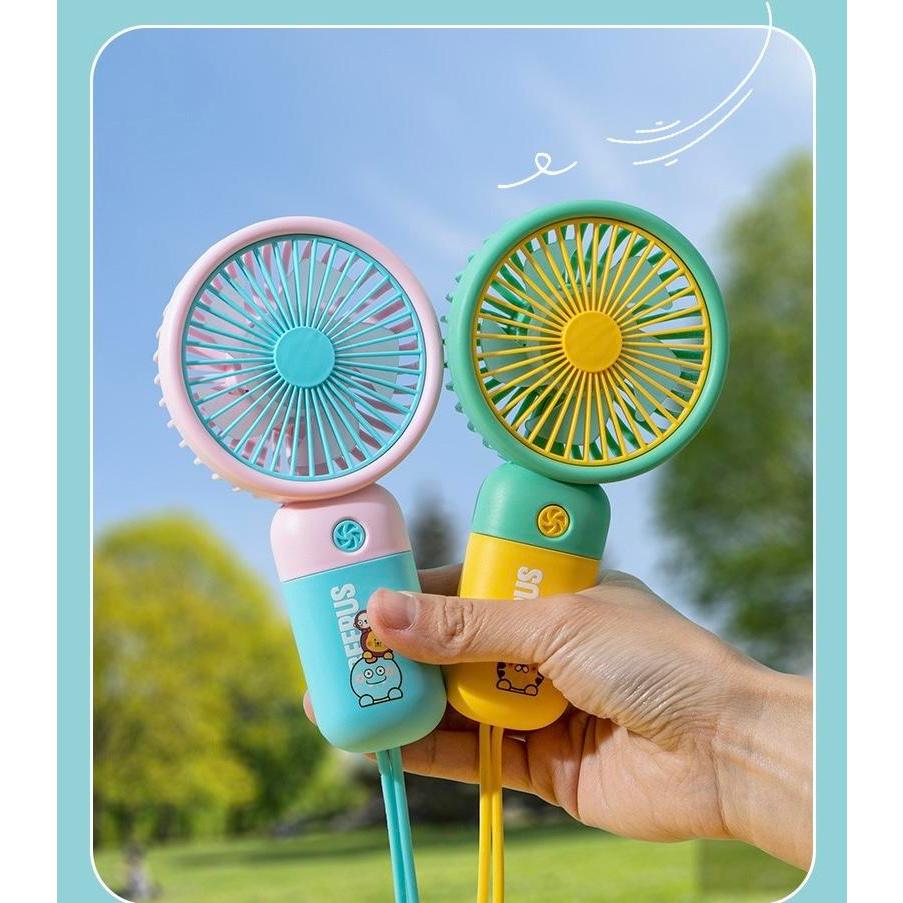 พัดลมพกพา พัดลมแบตเตอรี่ ชาร์จ USB น่ารัก มีหลายสีให้เลือก คุณภาพดีราคาถูกYS905