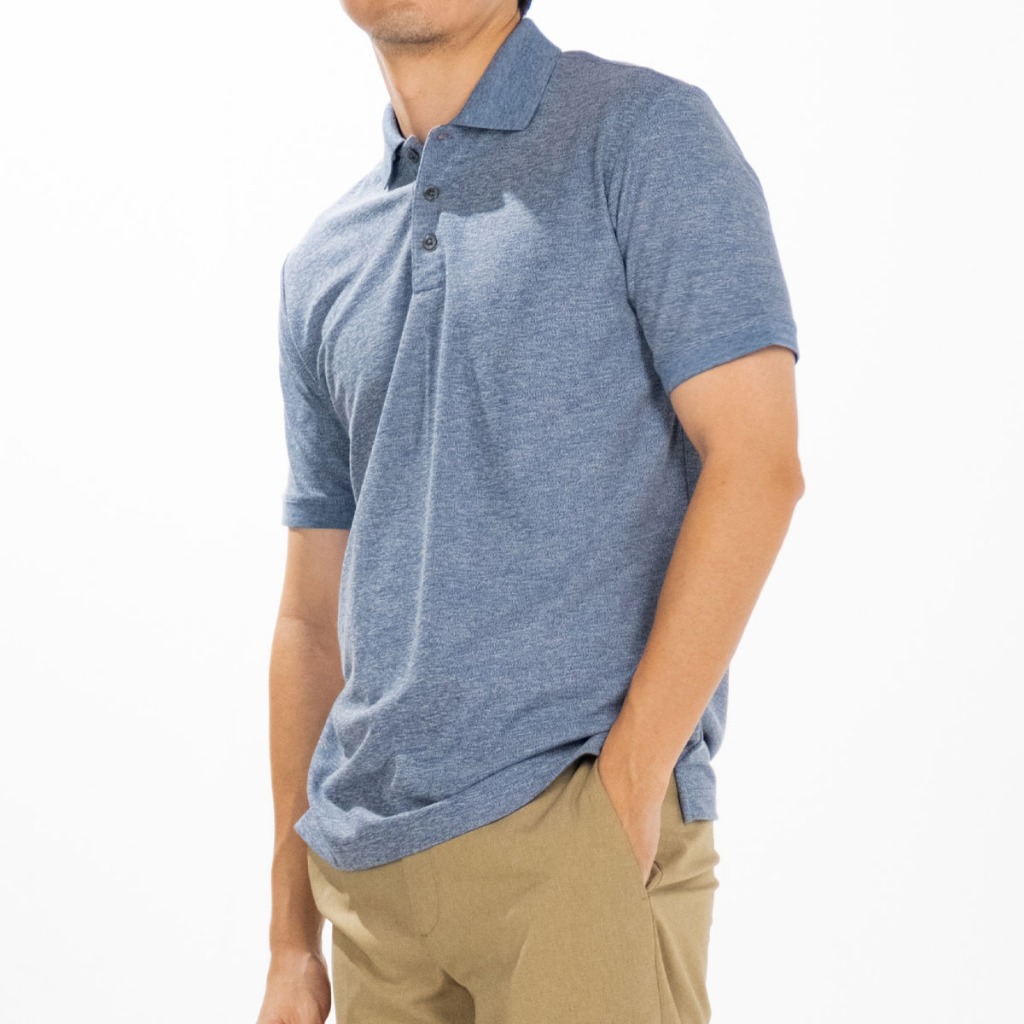 era-won เสื้อโปโล แขนสั้น ทรงสลิม Polo Golf รุ่น Alway Fresh	สี NAVY