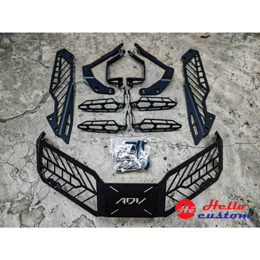การ์ดไฟหน้า + การ์ดไฟเลี้ยว 2คู่ ADV150 / ADV160 การ์ดไฟหน้า Semspeed / การ์ดไฟเลี้ยว Werwolf ADV 150 / ADV 160