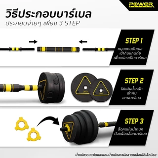 Power Reform Dumbbell Set PDX 4 in 1 ดัมเบลปรับน้ำหนัก 10-40 กก. (แปลงเป็นอุปกรณ์ได้ถึง 4 ชนิด)