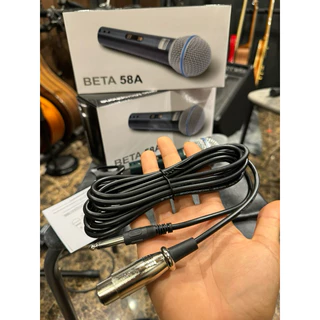 ไมโครโฟน BATA 58A มาตรฐาน วัสดุเหล็กผสมดีบุก อย่างดี น้ำหนักดีมากๆ ใช้ร้องเพลง เสียงคมชัดมากๆ