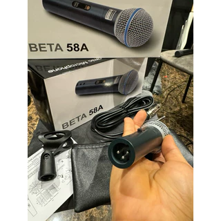 ไมโครโฟน BATA 58A มาตรฐาน วัสดุเหล็กผสมดีบุก อย่างดี น้ำหนักดีมากๆ ใช้ร้องเพลง เสียงคมชัดมากๆ