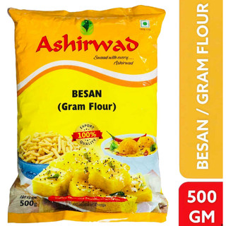 แป้งกรัม Ashirwad Besan 500 GMS