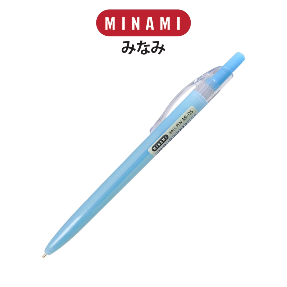 MINAMI أقلام حبر جاف 0.5 مم MI-05 ‏(قلمان) أزرق — صورة 5