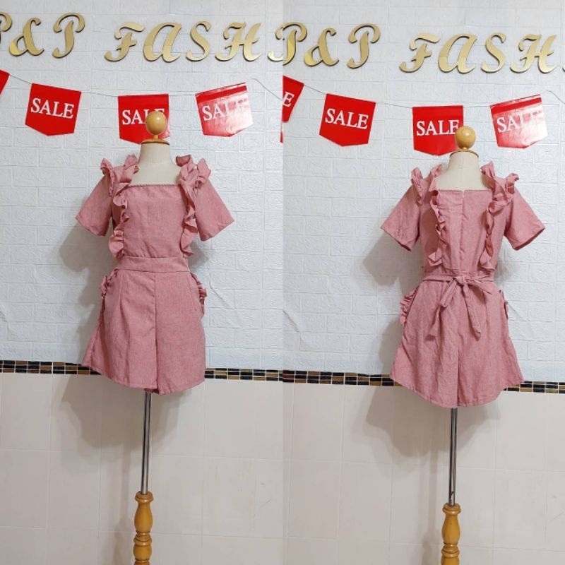 จั๊มสูทNUCHY พร้อมส่ง