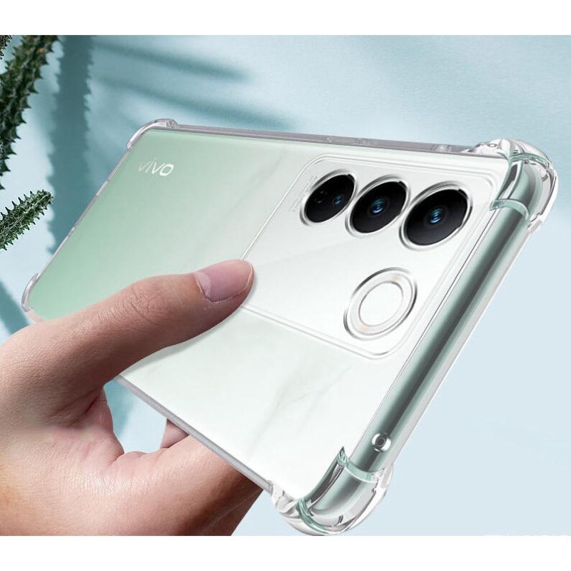 เคสใสกันกระแทกใช้สำหรับVivo Y200(5G)/Y100(5G)/Y03/V30/V30PRO/V30E/X100/X100PRO หรูหรา/กันกระแทกดีเยี่ยม