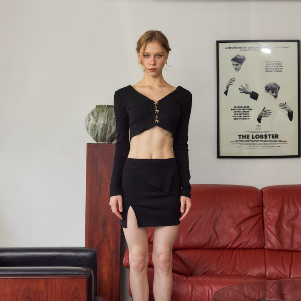 [amara.bkk] black bow set