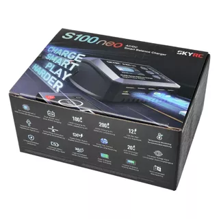 🎉แท้/มีประกัน🎉SkyRC S100Neo เครื่องชาร์จถ่าน เครื่องชาร์จแบตเตอรี่ LiPo/LiFe/Lilon/LiHV/NiMH/NiCd/Pb 1-6s 10A