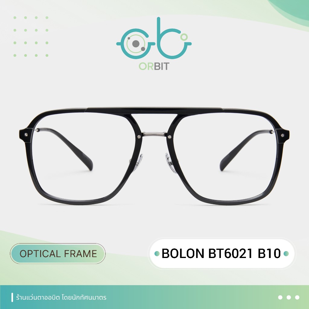 ตัดแว่นสายตา กรอบ BOLON รุ่น Hongdae BT6021 วัสดุ β Titanium+เลนส์ Hoya Blue Control (แจ้งค่าสายตาใน