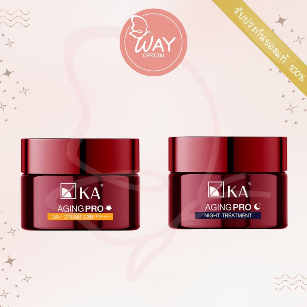 เค.เอ. เอจจิ้ง โปร เดย์ครีม แอนด์ ไนท์ครีม ทรีทเมนต์ 30g KA Aging Pro Day And Night Cream Treatment 30g