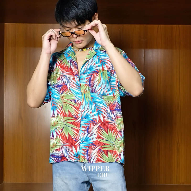Wipper เสื้อเชิ้ตฮาวายแขนสั้น ลายดอก thumbnail 6