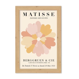 [รหัสMA] กรอบรูปแต่งห้อง (ลายMatisse) ขนาด4x6นิ้ว กรอบรูปมินิมอล แขวนและตั้งโต๊ะได้ หรือสำหรับใช้เป็นพร็อพถ่ายรูป