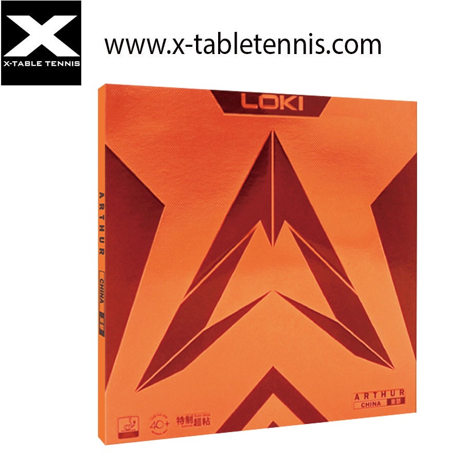 ยางปิงปอง Loki  รุ่น Arthur China ITTF approve professional super sticky table tennis rubber sponge