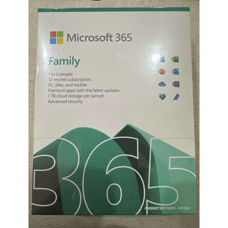 สินค้าราคาพิเศษ Microsoft 365 Family 6 people สินค้าของแท้ พร้อมส่งกล่อง ไม่ใช่คีย์