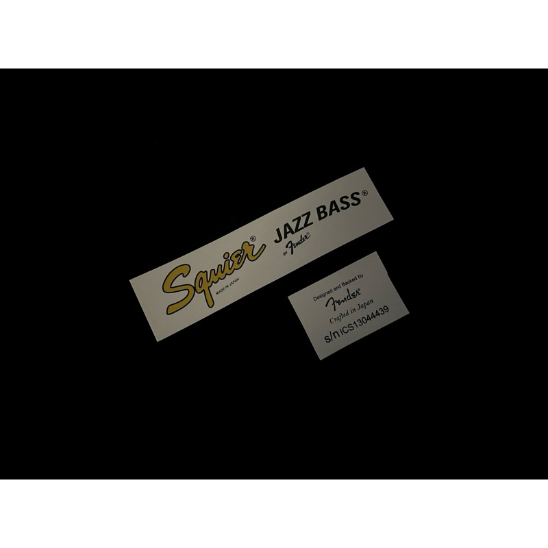 โลโก้หัวกีตาร์ Squier Jazz Bass Japan Series