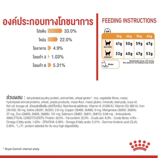 Royal canin Hair&Skin Care, Hairball Care, Urinary Care, Digestive Care❤️😺โรยัลคานินอาหารเม็ดสำหรับการบำรุงพิเศษ 400g