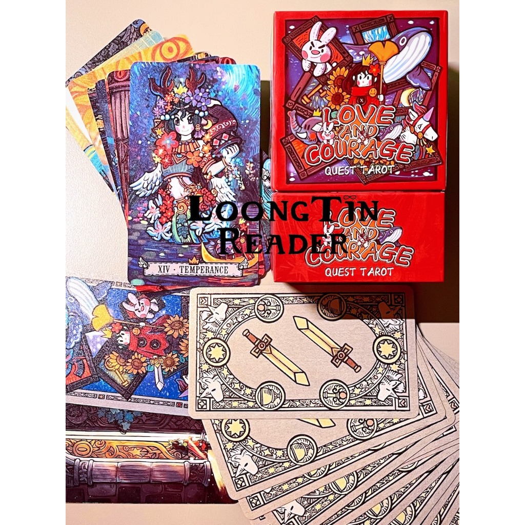 Love & Courage Quest Tarot Deck ไพ่ทาโรต์ ไพ่ยิปซี ของแท้ โปรดอ่านก่อนสั่ง