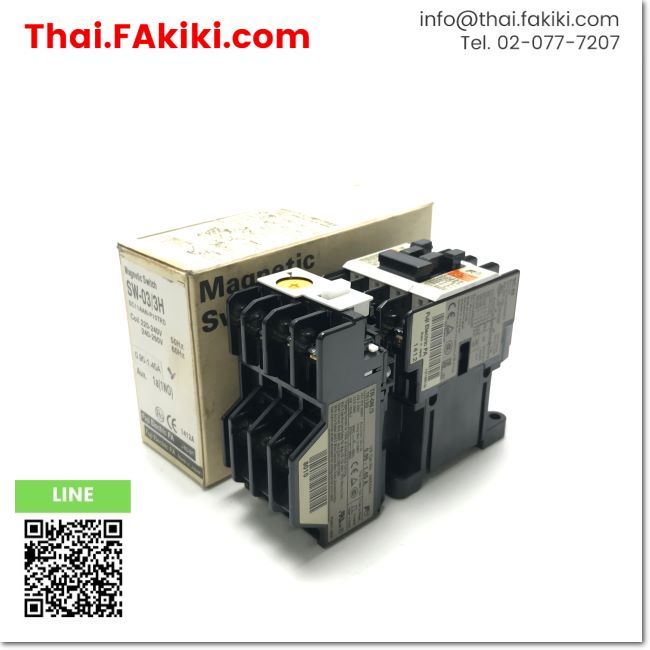 (C)Used, SW-03/3H Electromagnetic Switch, สเปค AC200V 1a 0.95-1.45A, FUJI ELECTRIC (66-006-149)