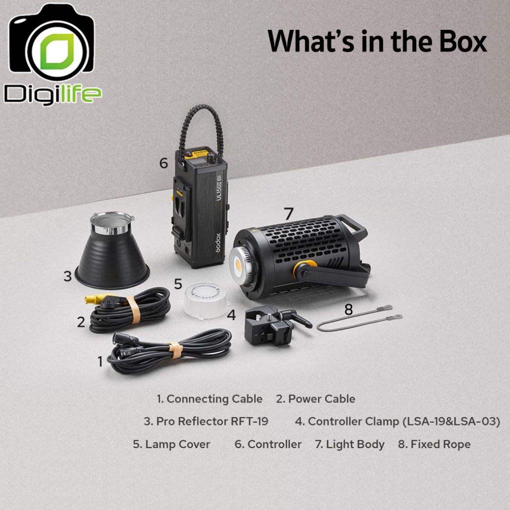 Godox LED UL150IIBi 155W 2800-6500K Bowen Mount - รับประกันศูนย์ Godox Thailand 3ปี / Digilife Thailand