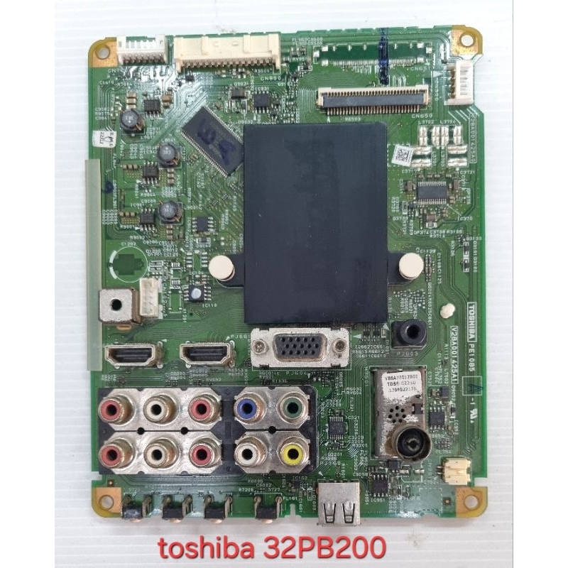 เมนบอร์ดทีวี toshiba 32 นิ้วรุ่น 32 PB 200 ของถอดมือสองสภาพดีพร้อมใช้งาน