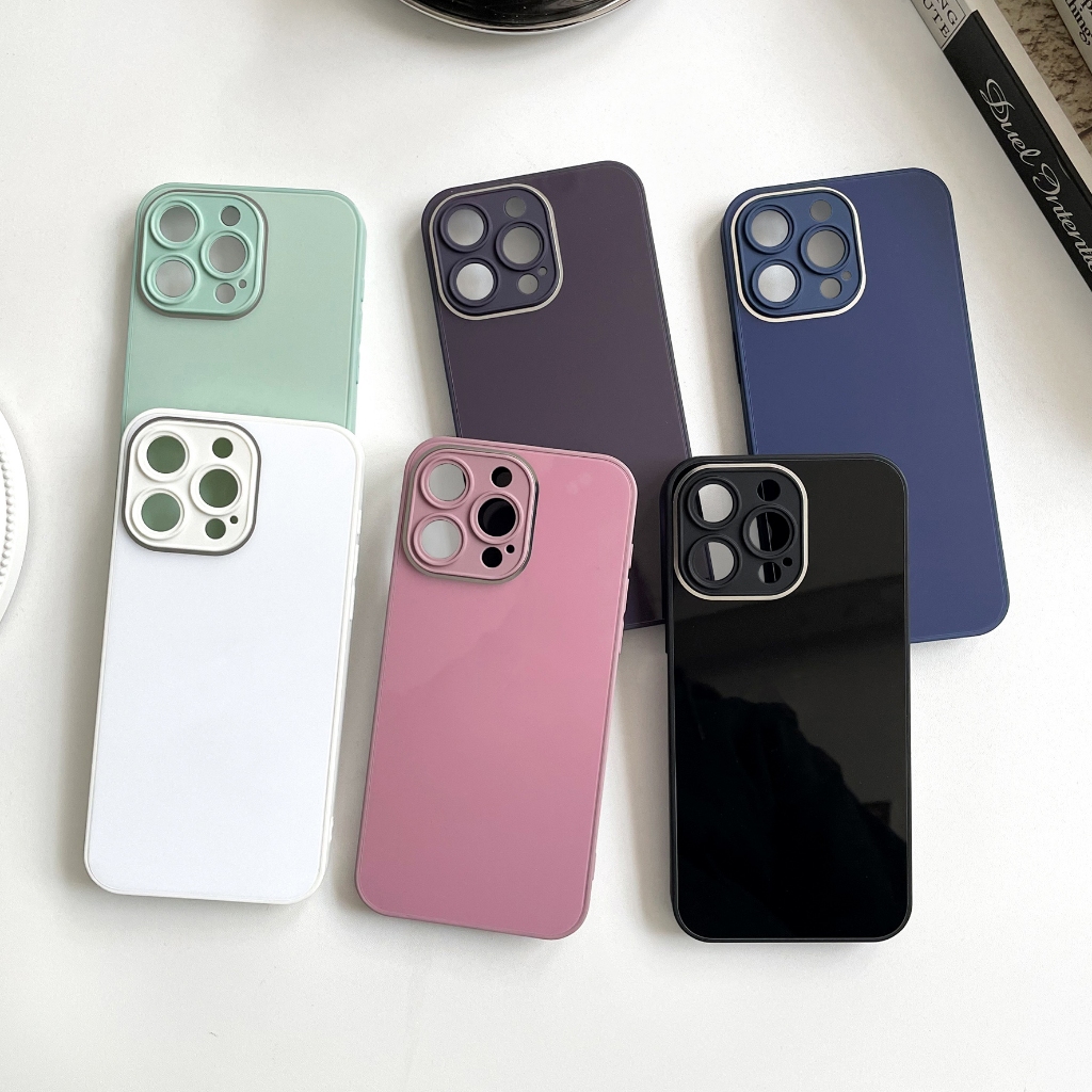 พร้อมส่ง case เคสมาใหม่ งานดี งานกระจก สำหรับรุ่น 7 8 plus 11-12-13-14-15-Pro-max 11Promax 12Promax 13Promax 15Promax