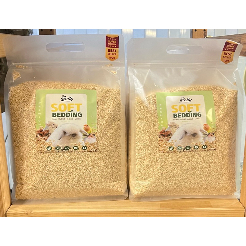 ซังข้าวโพด Soft Bebbing วัสดุรองกรงไร้ฝุ่น ขนาด 1.6 kg