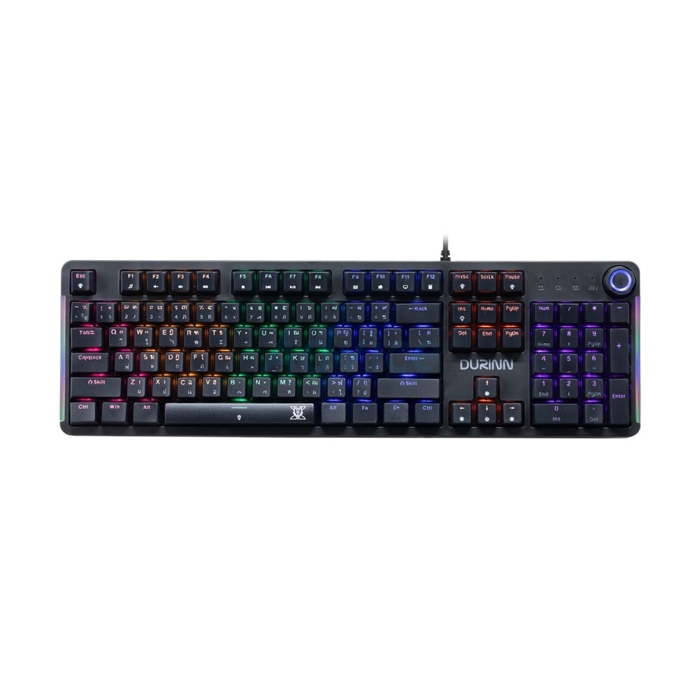 NUBWO-X KEYBOARD (คีย์บอร์ด) DURINN X800 CIY BLACK BLUE-SWITCH - A0158357