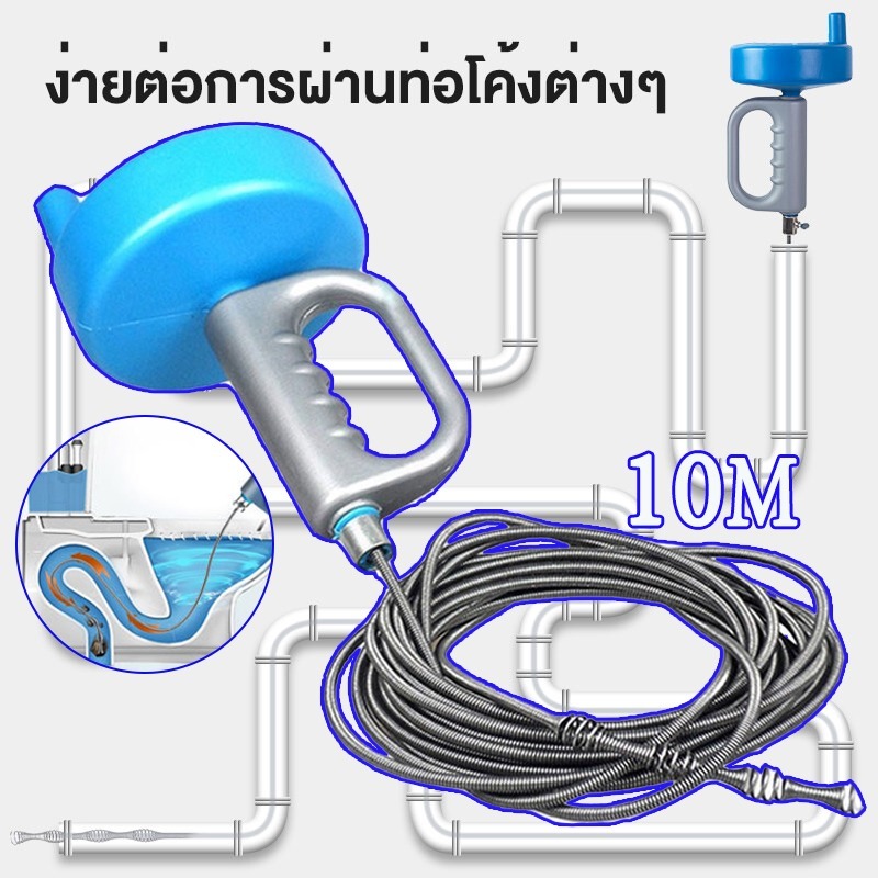 งูเหล็ก10เมตร ที่ทะลวงท่อตัน10เมตร งูเหล็กทะลวงท่ออุดตัน เครื่องลดปัญหาท่อระบายน้ำอุดตัน งูเหล็กความยาว10เมตร