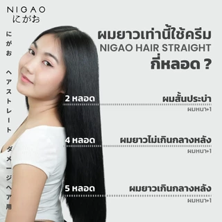 ครีมยืดผม นิกาโอะ แฮร์ สเตรท นอร์มอล/ แดเมจ แฮร์ ผมธรรมดา/ ผมอ่อนแอ Nigao Hair Straight Hair Normal / Damage Hair