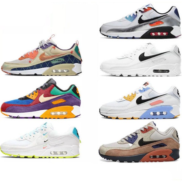 Nike max 90 รองเท้าผ้าใบสำหรับผู้ชาย และผู้หญิง EUR 36-45