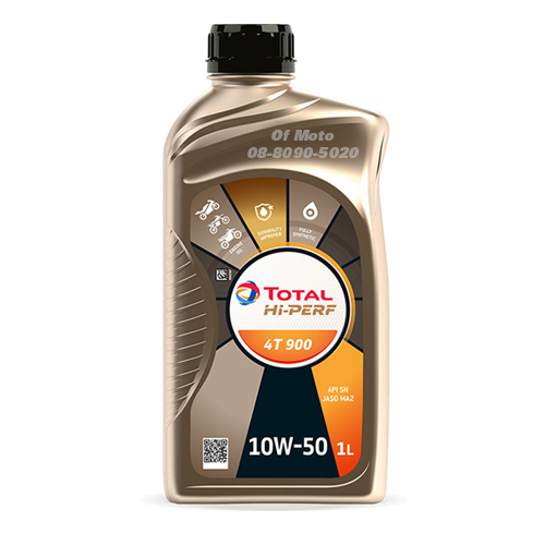 (ฉลากมีตำหนิ ลดล้างสต๊อก) TOTAL HI-PERF 4T 900 10W50