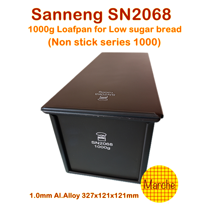 Sanneng SN2068 1000G Loaf pan low-sugar พิมพ์อบขนมปัง 1000 กรัม**อ่านก่อนสั่งซื้อนะคะ**