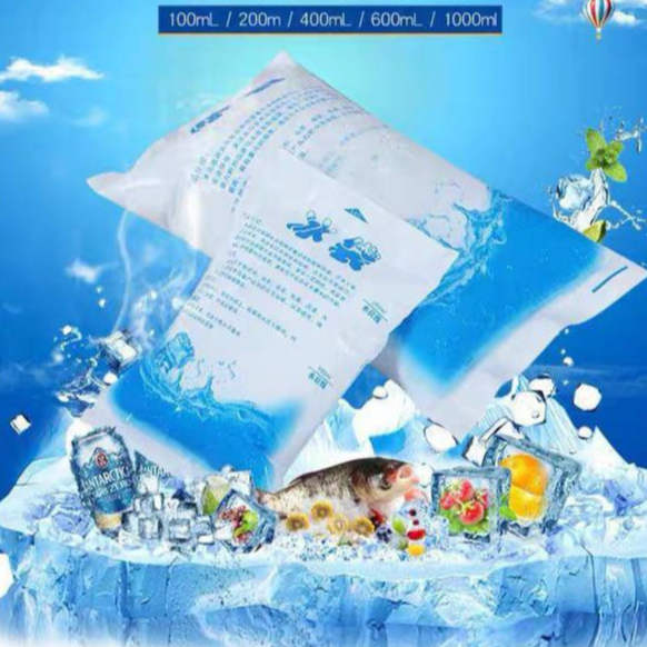 ❄️ไอซ์เจล❄️น้ำแข็งเทียม ไอซ์แพค เจลเย็น น้ำแข็ง เจลเก็บความเย็น Ice gel ไอซ์เจล กระเป๋าเก็บความเย็น แช่น้ำนม#A034