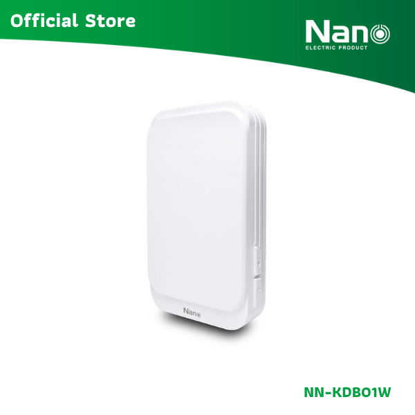 NANO กระดิ่งไร้สาย Kinetic 1 ตัวรับ 1 ตัวส่ง (1 ชิ้น/กล่อง) รุ่น NN-KDB01W