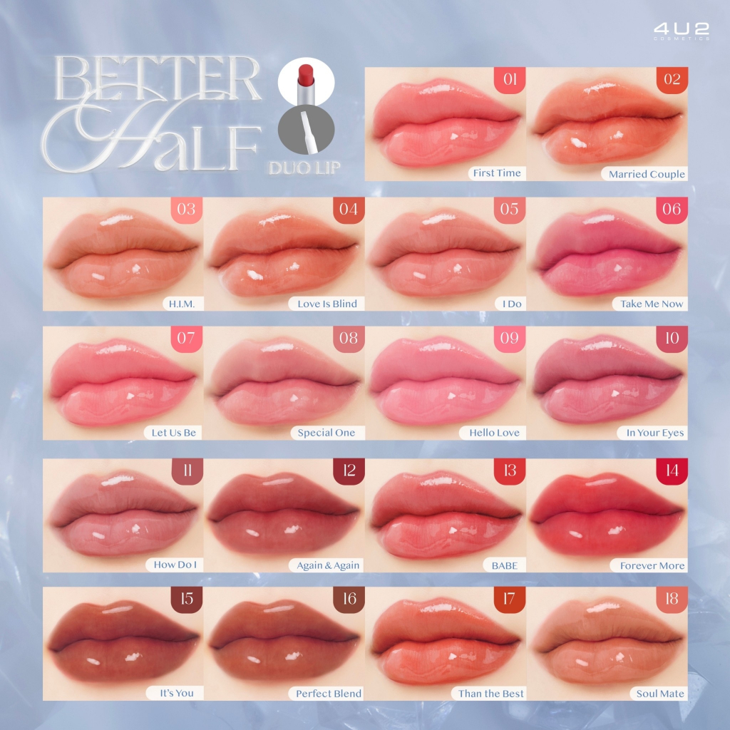 4U2 BETTER HALF DUO LIP  Slim 2in1