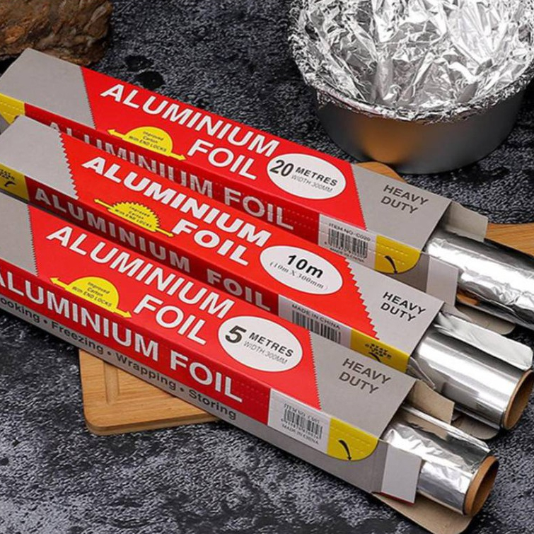 ฟอยล์ห่ออาหาร ฟอยล์เงินห่ออาหาร#C036