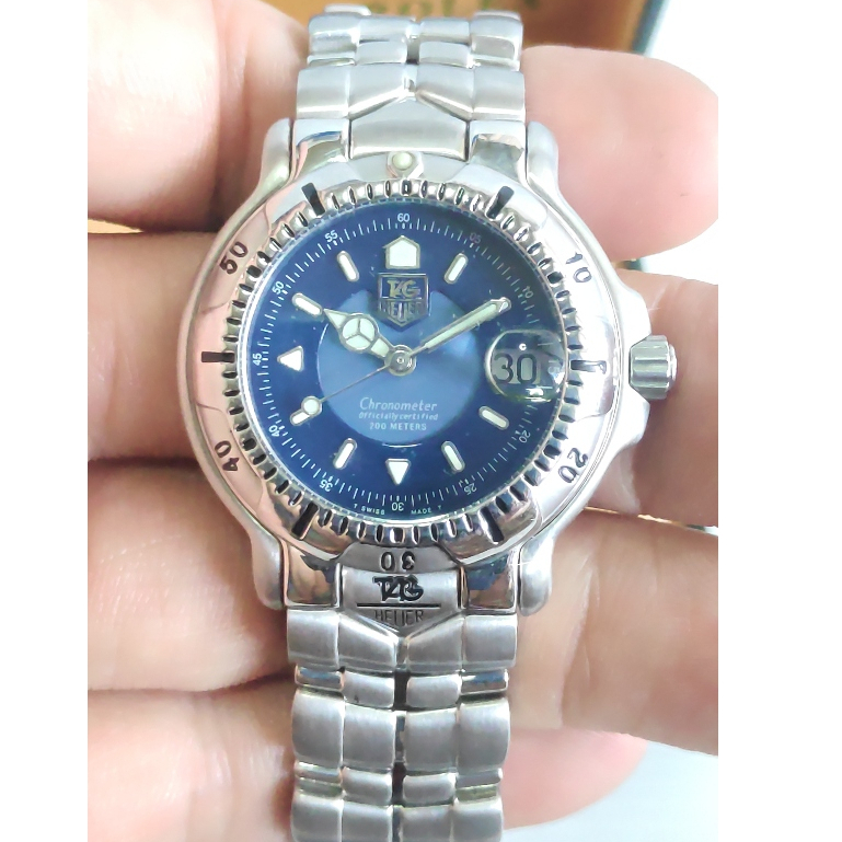 นาฬิกา TAG HEUER 6000 Series 34mm Chronometer Blue Dial