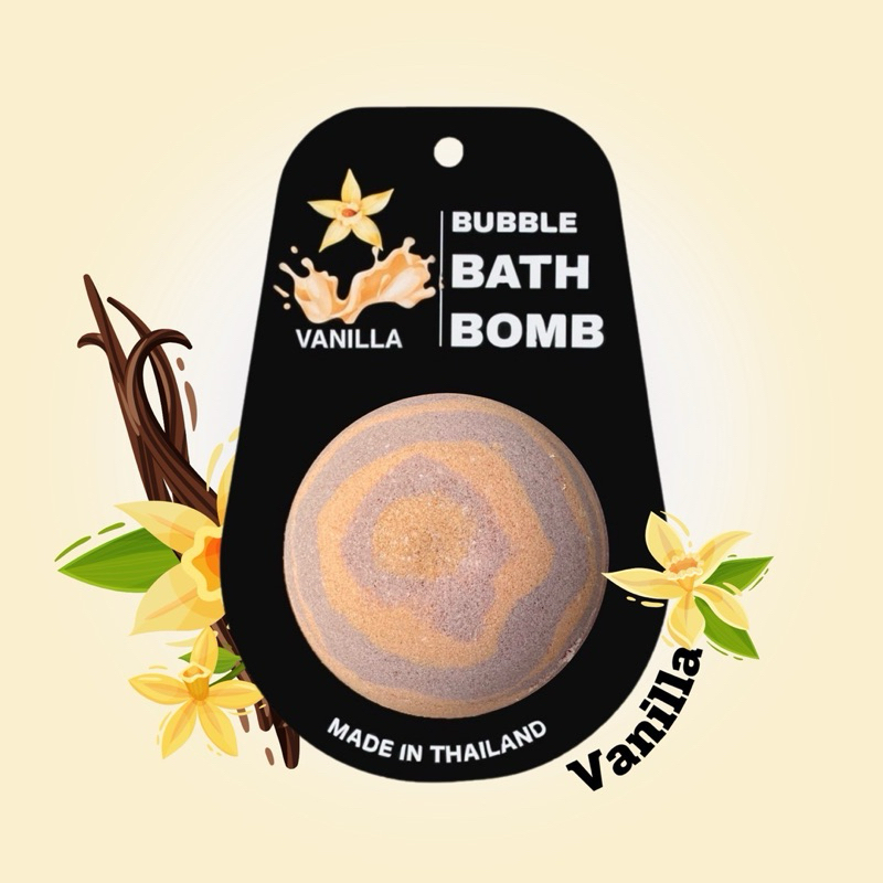 bubble bath bomb (valnilla)
